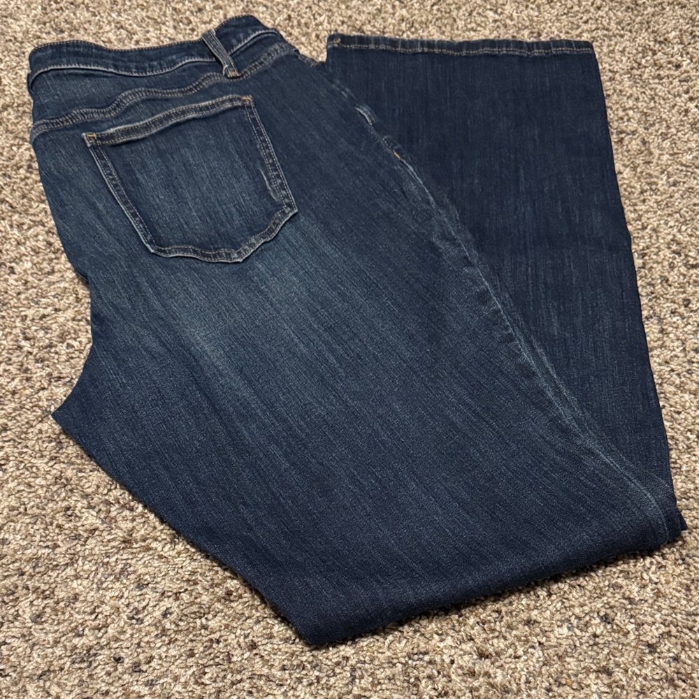 Simply Vera Vera Wang Dark Blue Boot Cut Jeans